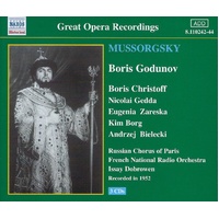 Mussorgsky: Boris Godunov 3CD - Dobrowen, Issay Music CD