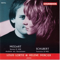 Mozart: Sonata K448 For 2 Pianos - Lortie & Mercier CD Album