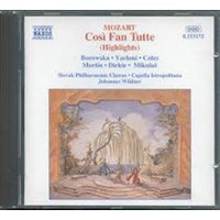 Mozart: Così Fan Tutte Highlights - Wildner CD Album
