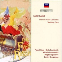Saint-Saëns 5 Piano Concertos - Pascal Rogé CD Album