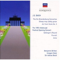 Bach: Brandenburg Concertos - Benjamin Britten CD Album