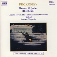 Prokofiev Romeo and Juliet - Mogrelia CD Album