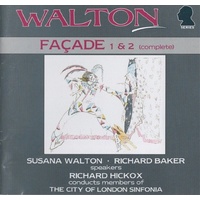 Walton Façade 1 and 2 Complete - Hickox London Sinfonia CD