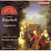 Kozeluch: Symphonies - Bamert, London Mozart Players CD