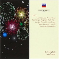 Liszt: Tone Poems Hungarian Rhapsody - Solti & Fischer CD