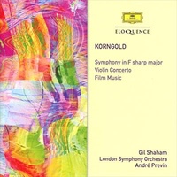 Korngold Symphony Violin Concerto - Shaham CD