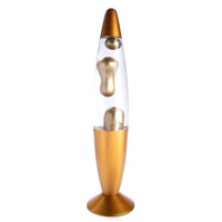 Lamp Gold Metallic Magma Motion Night Light