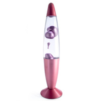 Lamp Pink Metallic Magma Motion Night Light