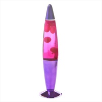 Purple Pink Metallic Peace Lava Lamp