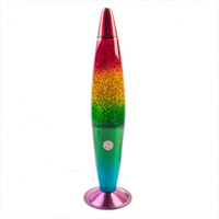 Rainbow Glitter LED Table Lamp