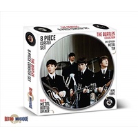Beatles 8 Piece Coaster Set with Metal Tin