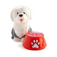 Sheepdog Bowl Salt and Pepper Shaker Set