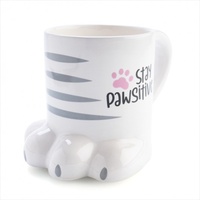 3D Mug Pawsome Cat Novelty Coffee Mug