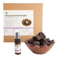 Homewares Volcanic Room Diffuser Terracotta Bowl Lavender