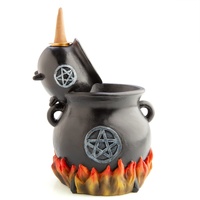 Homewares Witches' Cauldrons LED Flames Backflow Burner