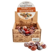 Gemstone Wishstone Tumbled Carnelian Random