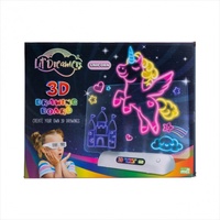 MDI Lil Dreamers Unicorn Kingdom 3D Illuminate Drawing Board