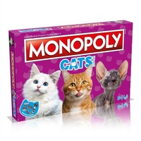 SNGAMES Monopoly Cats Edition Board Game