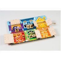 SNGAMES Latches Board Baby Kids Toy