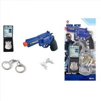 SNGAMES Police Force Gun, Cuffs & Badge Set