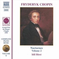 Chopin Nocturnes Vol 2 CD - Idel Biret