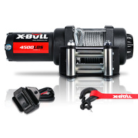 X-BULL 4500LBS Electric Winch 12V Steel Cable Wireless Remote