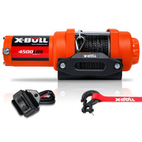 X-BULL 12V 4500LBS Electric Winch Synthetic Rope Wireless Remote