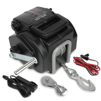 X-BULL 6500LBS 12V Electric Boat Winch Portable Steel Cable Marine 4WD