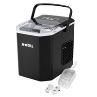 X-BULL Ice Maker Machine 2.2L Portable Black Benchtop