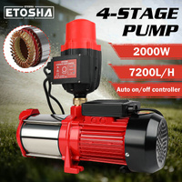 ETOSHA 2000W Farm Irrigation Water Pump High Pressure 4-Stage Tank