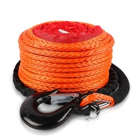 ZESUPER Winch Rope 9.5mm x 30m Dyneema SK75 Synthetic Tow Cable