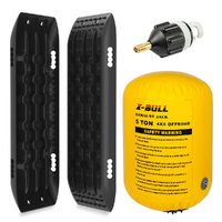 X-BULL Exhaust Air Jack 5T with 2x Recovery Tracks Gen2.0 Black