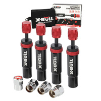 X-BULL Tyre Deflators Adjustable 10-30 PSI Quick Release (4pcs)