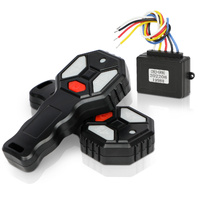 X-BULL 12V Wireless Winch Remote Control Twin Handset 150ft 4WD