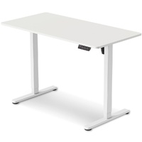 Fortia Sit to Stand Desk 120x60cm White Electric Height Adjustable