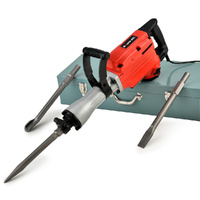 Baumr-AG 2200W Electric Demolition Jackhammer 3 Chisels