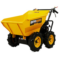 Baumr-AG Motorised Power Wheelbarrow Self-Dump Petrol Mini