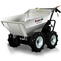 Baumr-AG Mini Tracked Motorised Dumper Wheelbarrow Petrol Powered