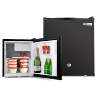 Gecko 57L Portable Camping Bar Fridge with Freezer 12V/24V Black