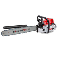 Baumr-AG Commercial Petrol Chainsaw 24" Bar E-Start Top Handle