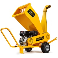 Michigan 18HP 420cc Petrol Commercial Towable Wood Chipper Ravenger 1950