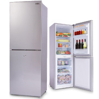 Gecko 160L Upright Portable Fridge Freezer 12V/24V Caravan Motorhome Silver