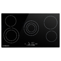 EuroChef 90cm 5 Zone Ceramic Cooktop 8900W Electric