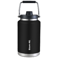 Baumr-AG 3.8L Double Wall Insulated Stainless Steel Water Bottle Black