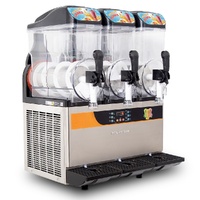 PolyCool 36L Commercial Slush Machine Triple Tank Digital Control