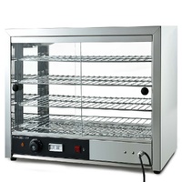 EuroChef 1000W Electric Food Warmer 4-Tier Stainless Steel