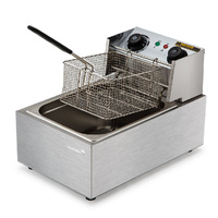 EuroChef Commercial Electric Deep Fryer Single Tank with Basket