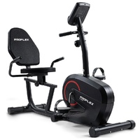 ProFlex Magnetic Recumbent Exercise Bike LCD Display Heart Rate Sensor