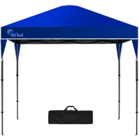RED TRACK 3x3m Ultra Compact Folding Gazebo, Carry bag, Portable Outdoor Popup Marquee for Camping Beach, Navy Blue