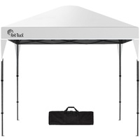 RED TRACK 3x3m Ultra Compact Folding Gazebo, Carry bag, Portable Outdoor Popup Marquee for Camping Beach, White